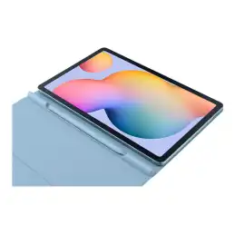 Couverture de livre Samsung EF-BP610 - Étui à rabat pour tablette - bleu - pour Galaxy Tab S6 Lite (EF-BP610PLEGEU)_11